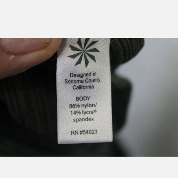 ATHLETA Chaturanga High Rise Tight Gray Green Size S Small EUC - Picture 7 of 7